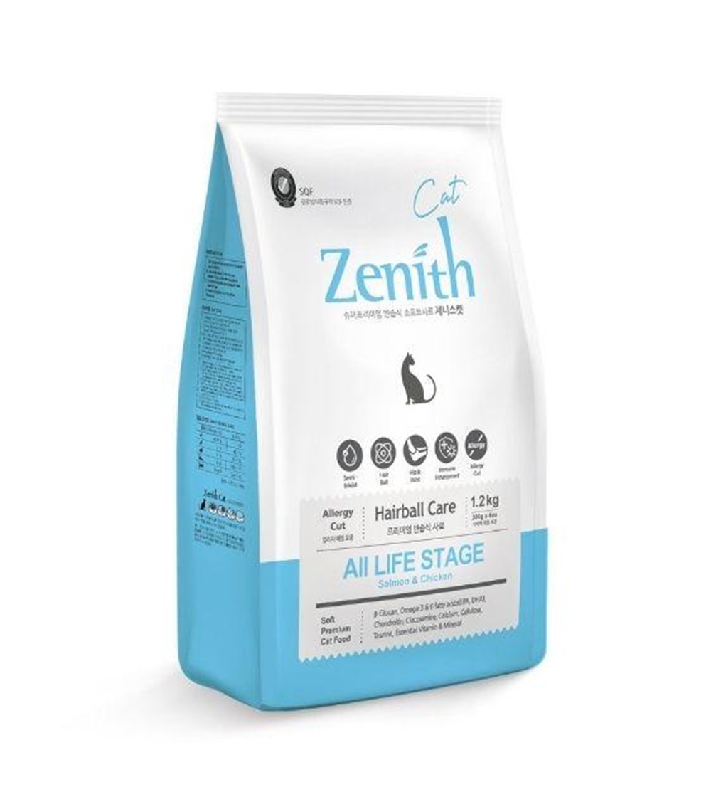 Bowwow Zenith Salmon And Chicken Dry Cat Food 1.2 kg