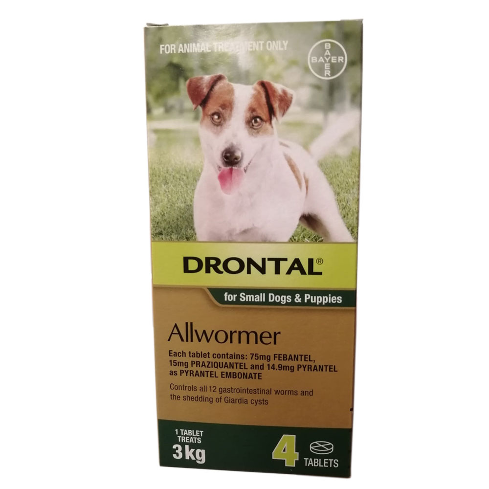 Drontal Allwormer 3Kg - 4 Tabs
