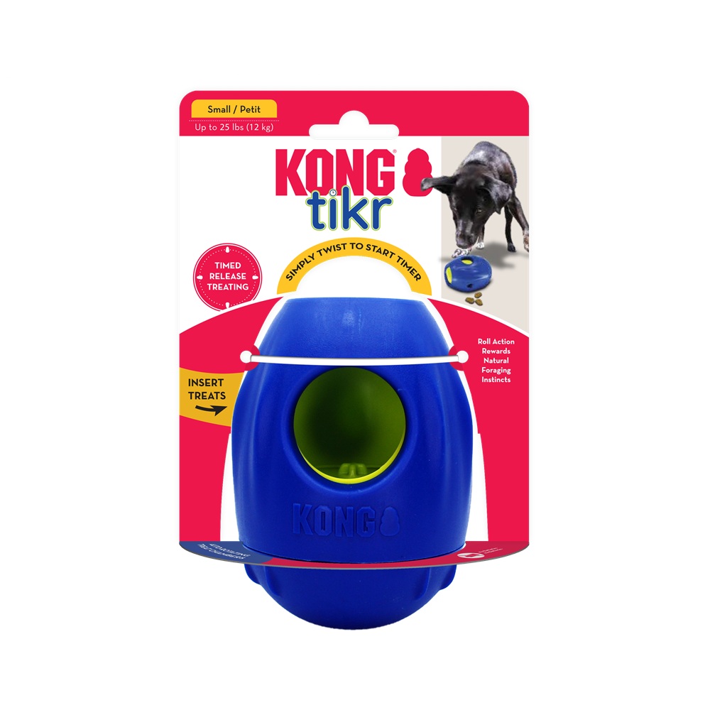 Kong Tikr Interactive Treat and Food Dispensing Dog Toy Small