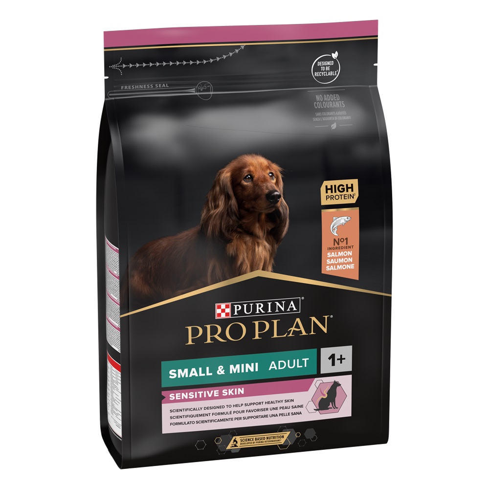 Pro Plan Dog Dry Adult Sensitive Skin & Stomach Small 2.5kg x 4