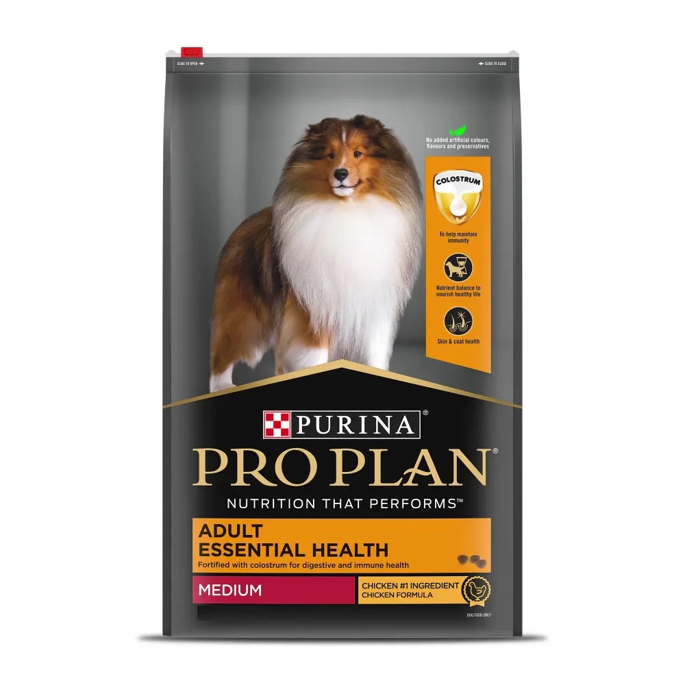 ProPlan Dog Dry Adult Essential Health Med 15kg 4+1