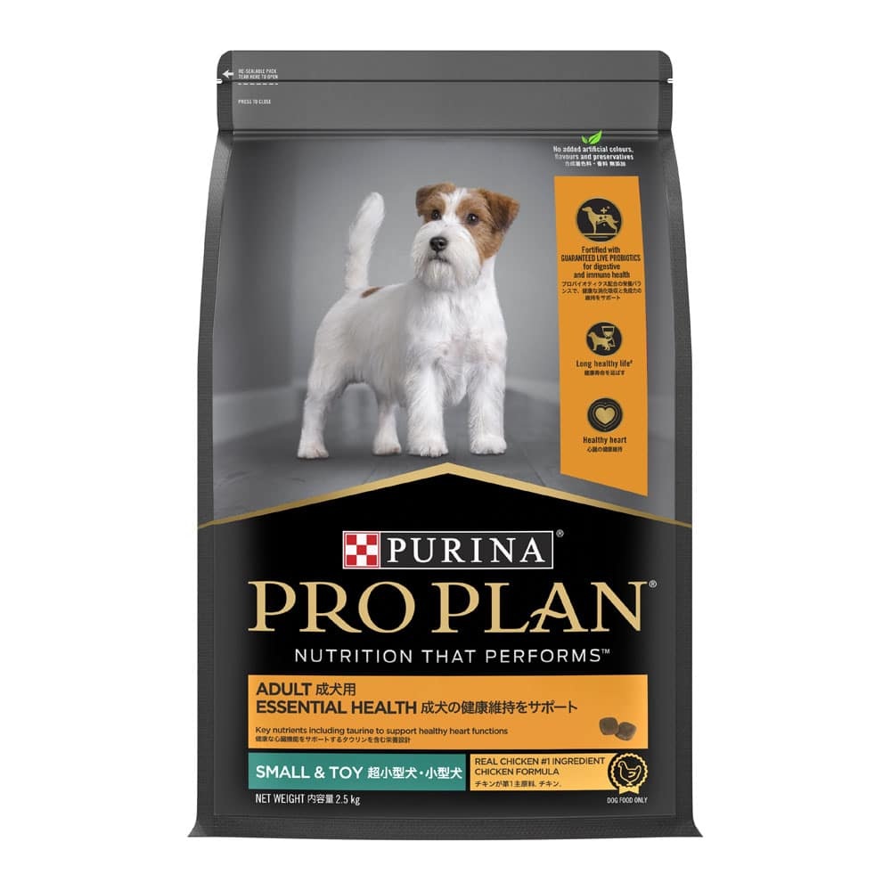 ProPlan Dog Dry Adult Essential Health Small 2.5kg 4+1