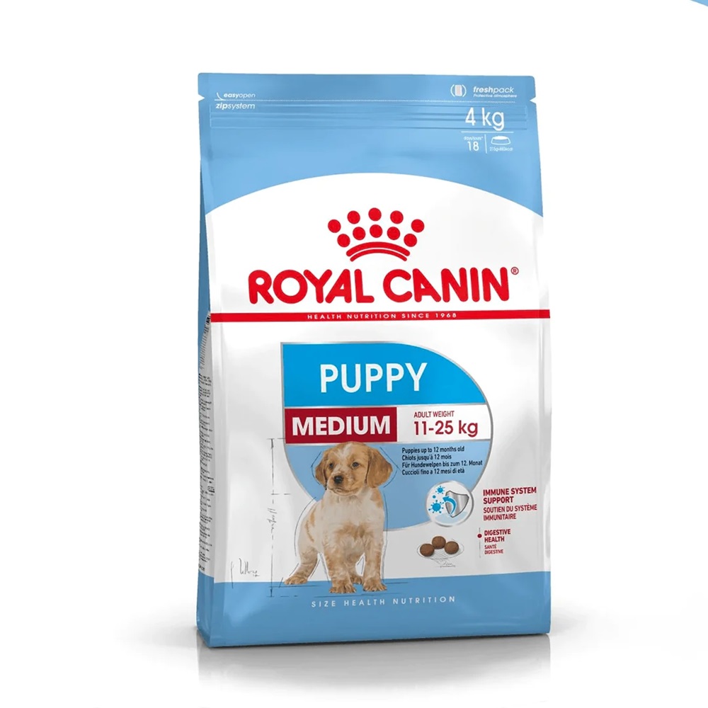 Royal Canin Medium Puppy Dry Dog Food 4 kg