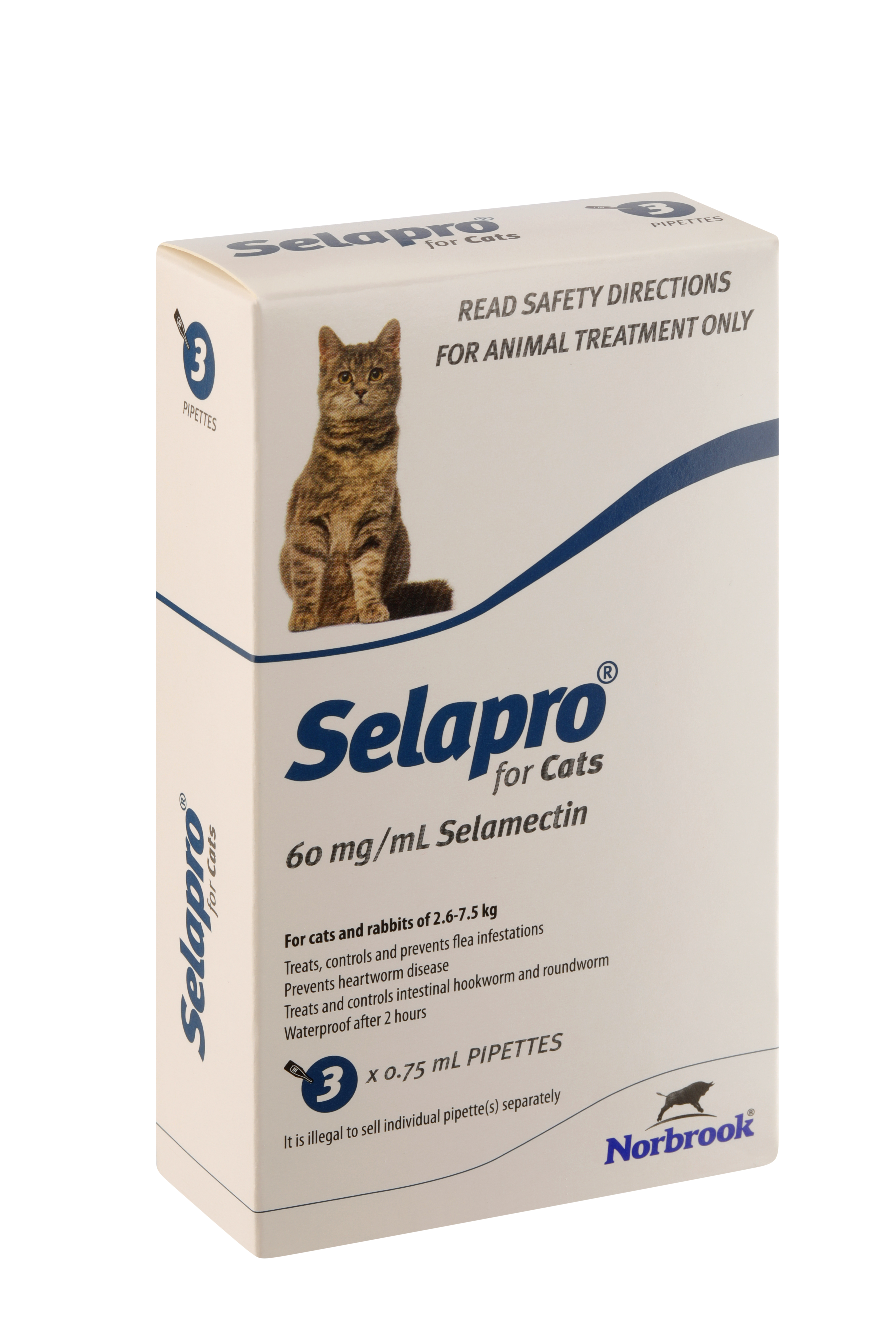 Selapro Spot On Cats 3pk