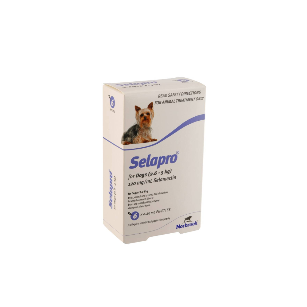 Selapro Spot On For Very Small Dog 6pk