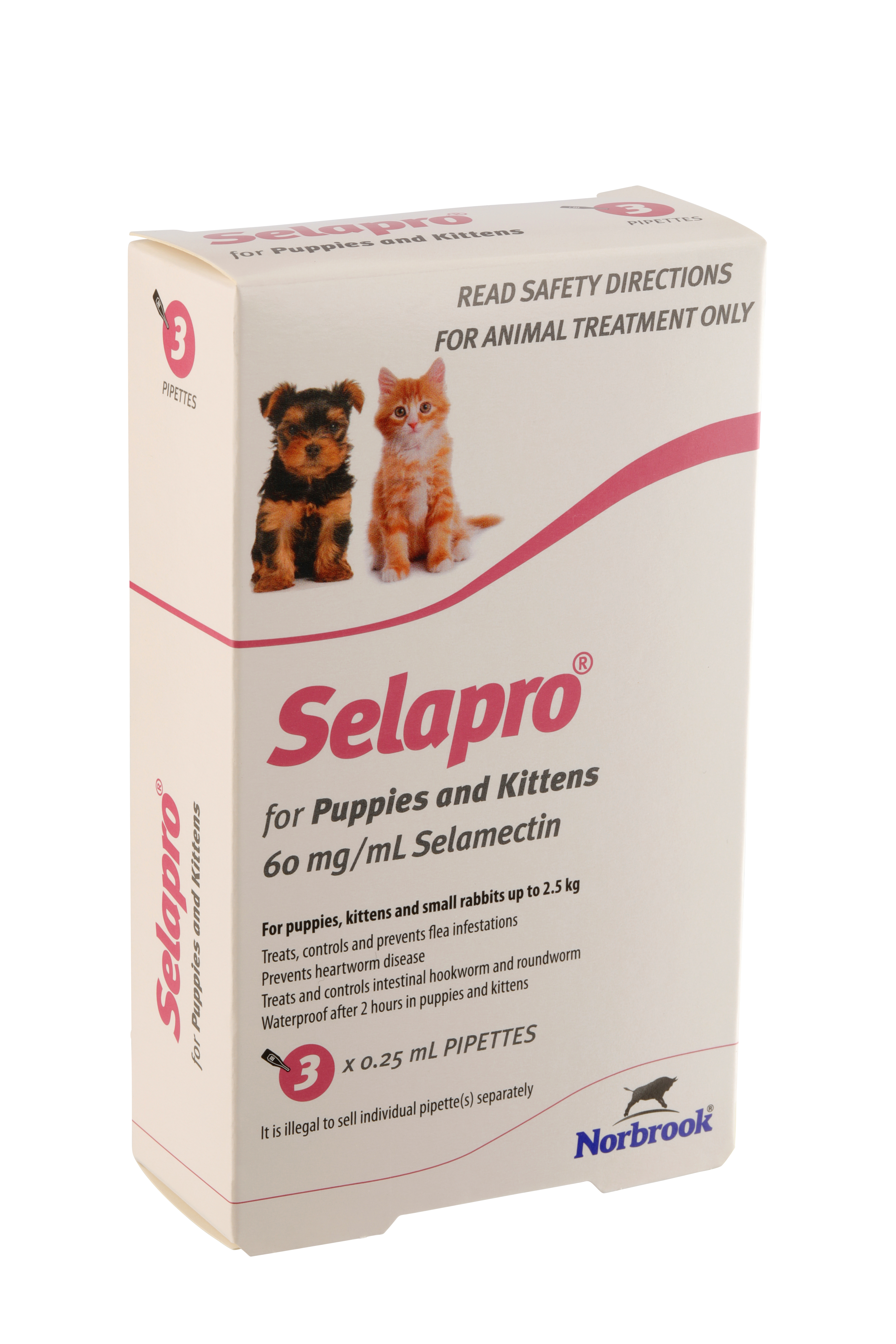 Selapro Spot On Puppy/Kitten 3pk